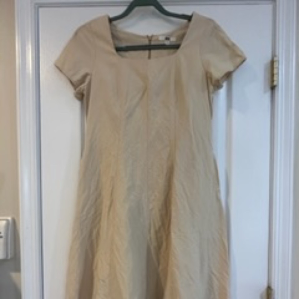 Uniqlo linen  Beige dress